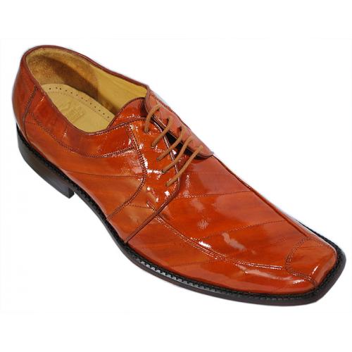 Los Altos Cognac All-Over Genuine Eel  Shoes 1ZV 060803